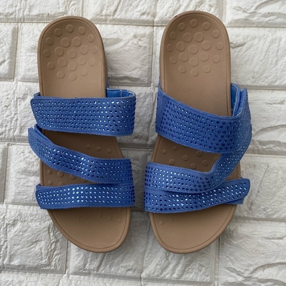 Vionic Women Pacific Alexis Platform Sandal Adjustable Straps Slide Sued… - Picture 7 of 7